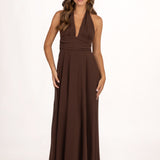 Vestido Valeria Marrón