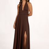 Vestido Valeria Marrón