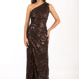 Vestido Áine Marrón