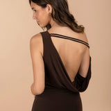 Vestido Georgia Marrón