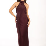 Vestido Gina Granate