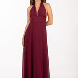 Vestido Valeria Granate