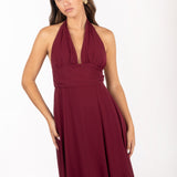 Vestido Valeria Granate