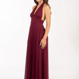 Vestido Valeria Granate