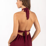 Vestido Valeria Granate