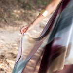 Vestido Adei Deriva, vestido largo de invitada de boda en gasa estampada Print Deriva, otoño 2026 - vista 3
