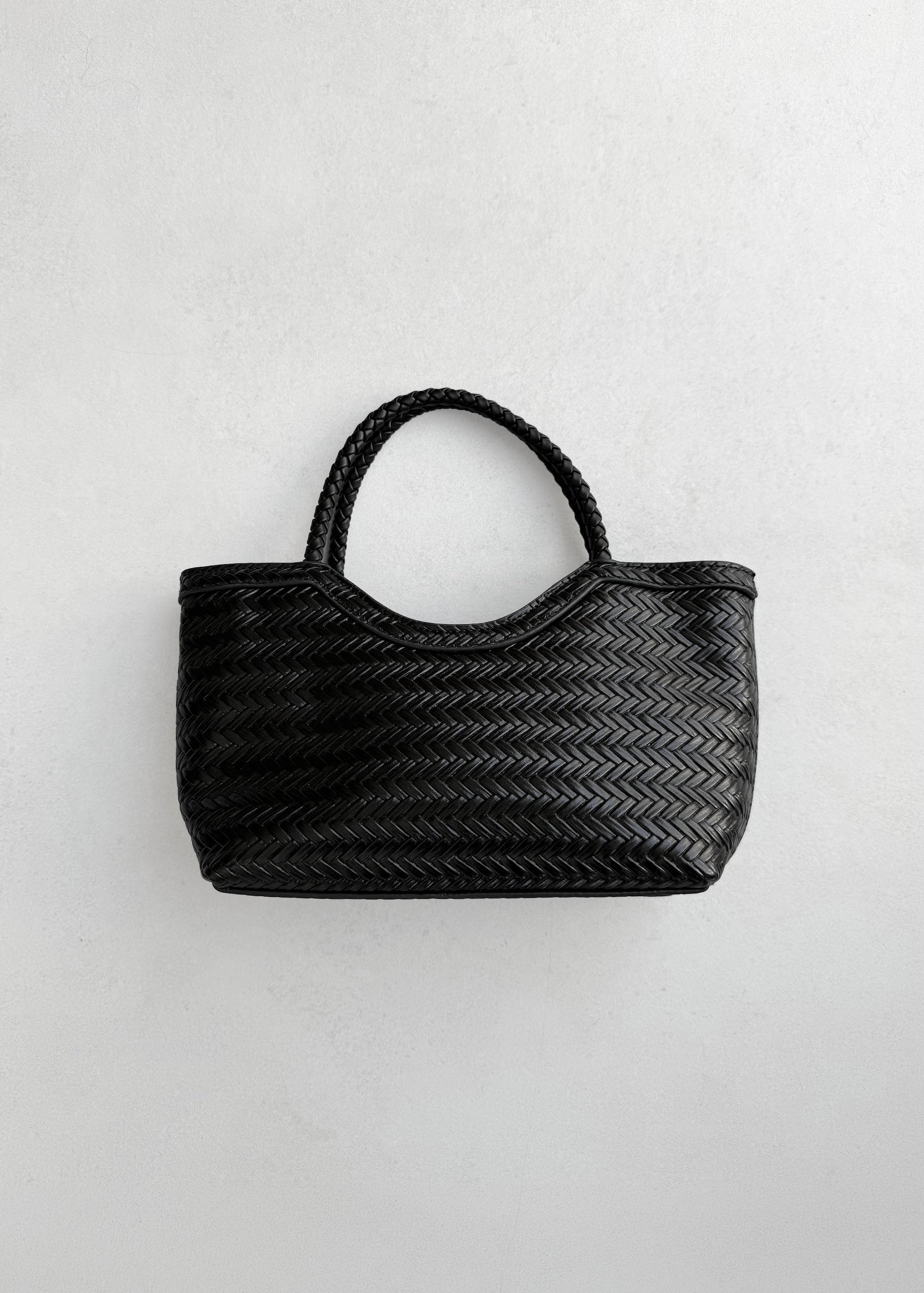 Bolso Espiga pequeño negro, otra vista del bolso