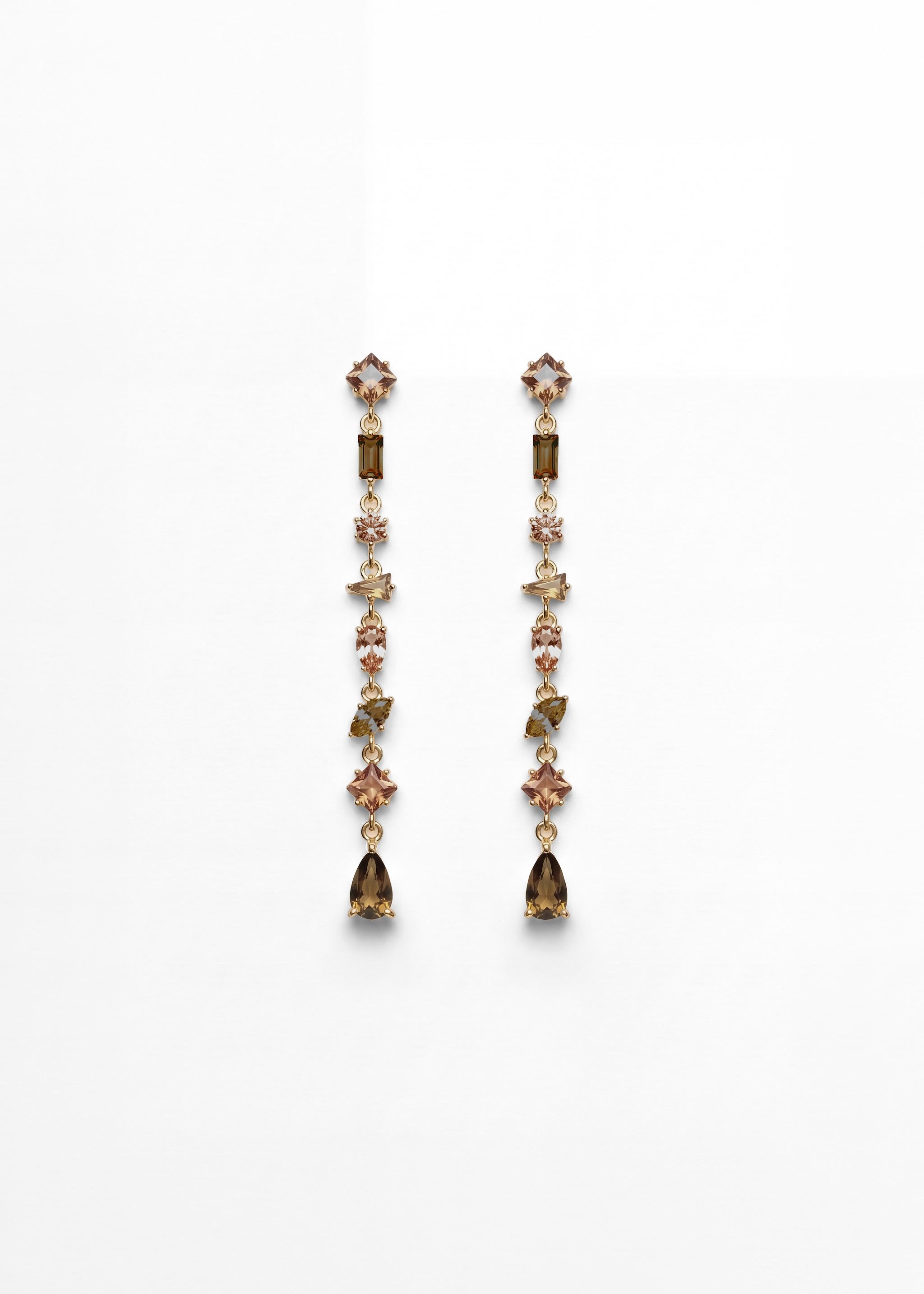 Pendientes Mirror marrones de closet BCN