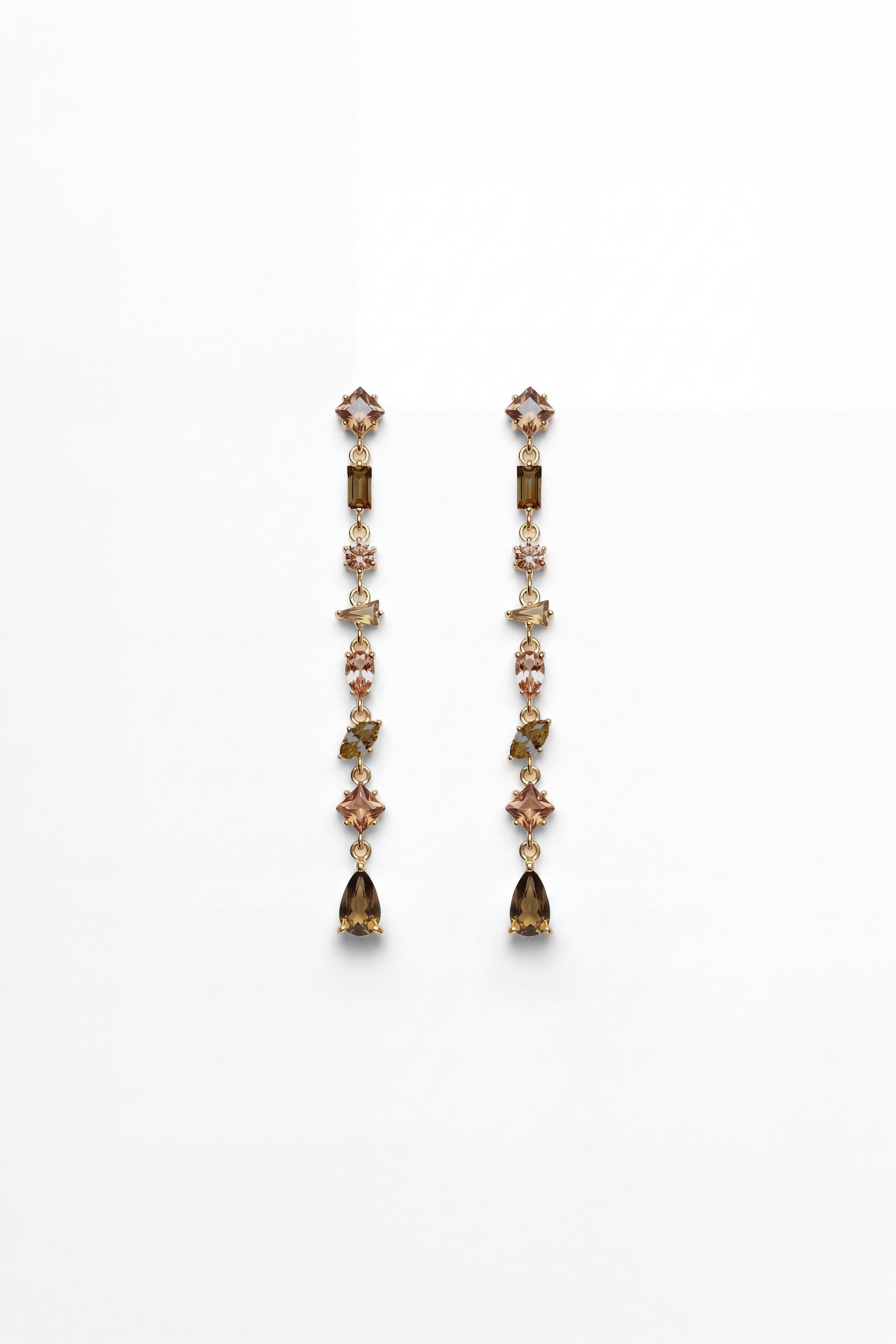 Pendientes Mirror marrones de closet BCN