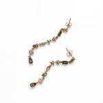 Pendientes Mirror marrones, otra vista